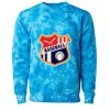 Unisex Midweight Tie-Dyed Crewneck Sweatshirt Thumbnail