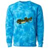 Unisex Midweight Tie-Dyed Crewneck Sweatshirt Thumbnail
