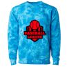 Unisex Midweight Tie-Dyed Crewneck Sweatshirt Thumbnail