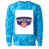 Unisex Midweight Tie-Dyed Crewneck Sweatshirt Thumbnail