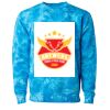 Unisex Midweight Tie-Dyed Crewneck Sweatshirt Thumbnail