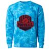 Unisex Midweight Tie-Dyed Crewneck Sweatshirt Thumbnail