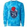 Unisex Midweight Tie-Dyed Crewneck Sweatshirt Thumbnail