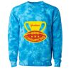 Unisex Midweight Tie-Dyed Crewneck Sweatshirt Thumbnail
