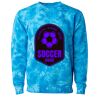 Unisex Midweight Tie-Dyed Crewneck Sweatshirt Thumbnail