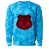 Unisex Midweight Tie-Dyed Crewneck Sweatshirt Thumbnail