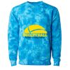 Unisex Midweight Tie-Dyed Crewneck Sweatshirt Thumbnail