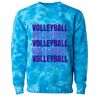Unisex Midweight Tie-Dyed Crewneck Sweatshirt Thumbnail