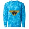Unisex Midweight Tie-Dyed Crewneck Sweatshirt Thumbnail