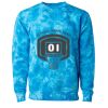 Unisex Midweight Tie-Dyed Crewneck Sweatshirt Thumbnail