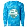 Unisex Midweight Tie-Dyed Crewneck Sweatshirt Thumbnail