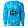 Unisex Midweight Tie-Dyed Crewneck Sweatshirt Thumbnail