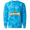 Unisex Midweight Tie-Dyed Crewneck Sweatshirt Thumbnail
