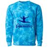 Unisex Midweight Tie-Dyed Crewneck Sweatshirt Thumbnail